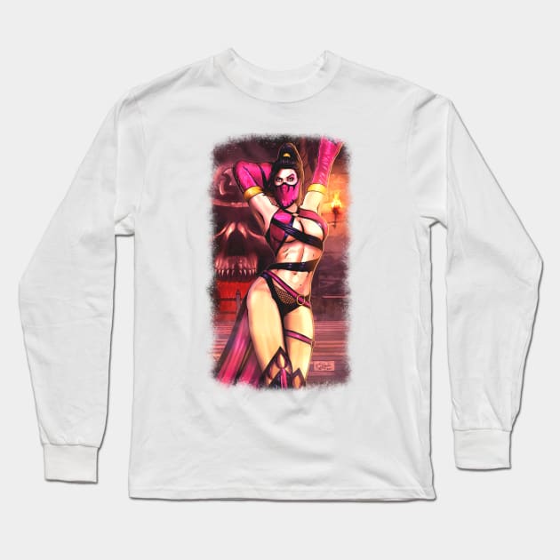 Mileena - Femme Fatale Long Sleeve T-Shirt by Keith_Byrne